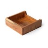 WEBHUSHI Acacia Wood Tissue Holder Box, Rectangular, 8 x 8