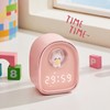 Smart Alarm Clock Cute Rabbit Capsule Look LED Night Light