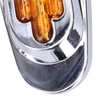 Pair 16LEDs Taillight Electroplated Trim Side Marker Auto External Lamps
