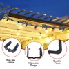 Lifreer 50PCS Christmas Light Clips, Gutter Hooks Outdoor Lights Hooks