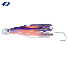 OCEAN CAT Trolling Lure Set of 6 6 inch Offshore Big Game Deep Sea Fishing Gear Mahi Trolling Lure for Marlin Tuna Mahi Dolphin Durado Wahoo Free Mesh Bag (6 in - Crystal Head - 6pcs)