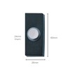 Acel AC1443 Illuminated Door Bell Push - Black (Identical to