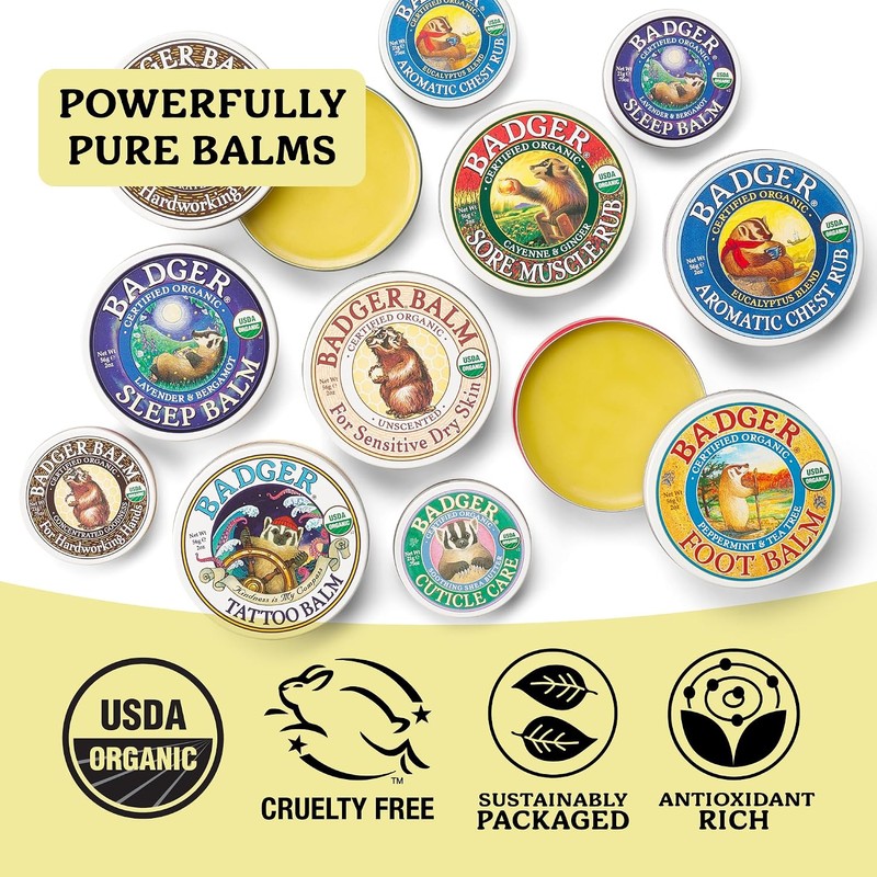 Bálsamo para pies Badger de 56 g