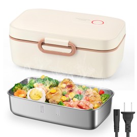 GAOCO Vacuum Electric Lunch Box - Portable Heated Food Warmer Equipped with Vacuum Preservation for Adult Men and Women,1L Capacity 60W Fresh Keeping for Office Work Gym Home Use