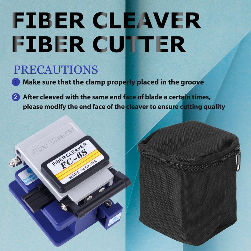 Xunsomten-FC-6S Optical Fiber Cleaver for 0.25/0.9/3.0mm Cables - 16 Cutting