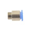 IQS Mini Straight Plug Fitting with Fine Thread M 8