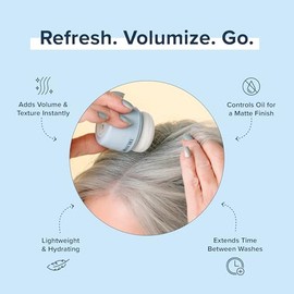 Truhair Polvo Airlift Volume Refresh Polvo Para Dar Volumen Y Textura Al Cabello Al Instante Para Hombres Y Mujeres. Absorbe La Grasa, Refresca Las...