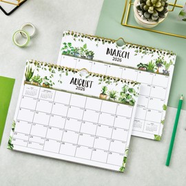2026 Calendar - 2026 Wall Calendar, Jan. 2026 - Dec. 2026, 11" x 8.5", 2026 Wall Calendar 12 month with Twin-Wire Binding + Thick Paper - Plants