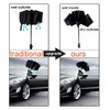NOOFORMER Compact Reverse Folding Umbrella Automatic Windproof Travel Inverted Umbrellas