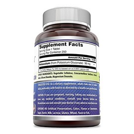 Amazing Formulas Potassium Gluconate 99 Mg 250 Tablets