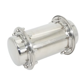 Moumou Moumou Time Capsule, Corrosion Resistant, Waterproof Stainless Steel Capsule Container, Durable Sealing Container for the Future, 7.3 Inches