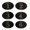 StayMax Locker Number Signs Door Sign with Self-Adhesive Tape Number