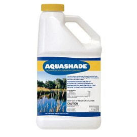 Aquashade Blue Pond Dye - 1 Gallon EPA-Approved Sunlight Blocker for Algae - Weed Suppression - Safe for Fish, Livestock and Swimming - Eco-Friendly Liquid Treatment for Water