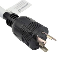 Parkworld 885392 Welding Adapter cord L6-30 Plug 3-Prong 30A Locking Male to 6-50 Receptacle 50 AMP Female