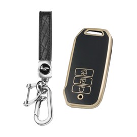 MEDZUK Key Case Compatible with Kia Sportage NQ5 2021-2024 2025 Car Key Case Protection, Accessories Key Case with Key Fob (Black)