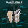 Samger Smoker Bee Smoker Stainless Steel Beekeeper Smoker with Heat