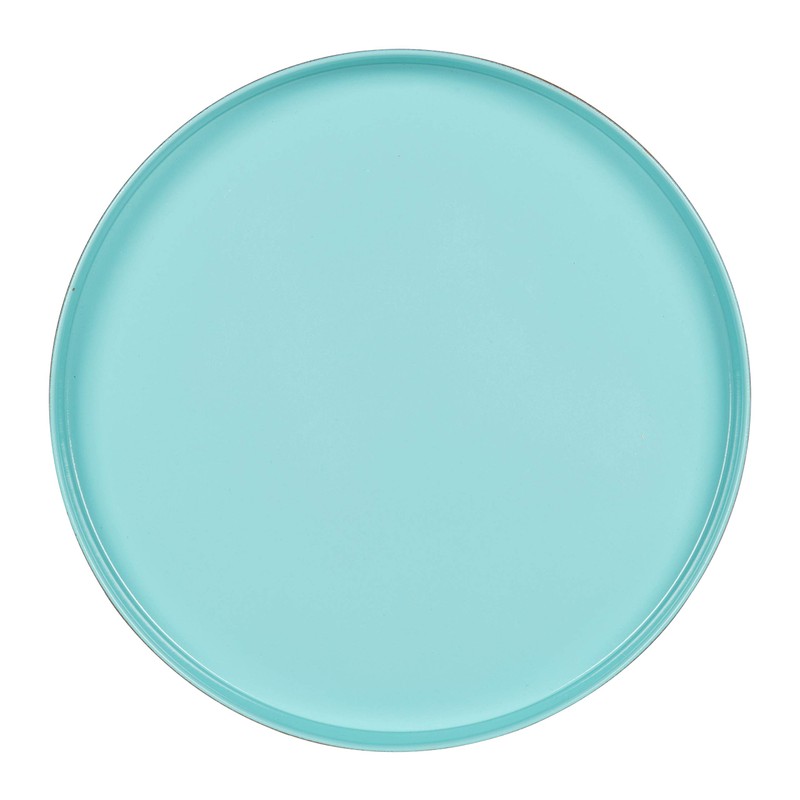 Kate and Laurel Celia Round Foldable Tray Accent Table, 14"