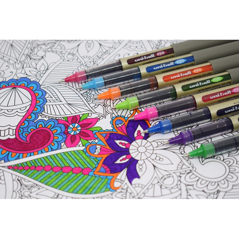 Uni-Ball ub157dr Ballpoint Pen, Grey Silver