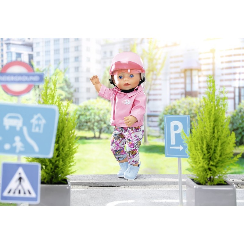 Zapf Creation 824771" Baby Born City RC Colourful Scooter Doll