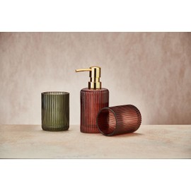 Kleine Wolke Accessories, Olive Green, Length 7.2 cm, Width 7.2 cm, Height 9.5 cm