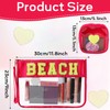 party greeting 2Pcs Beach Gifts Beach Chenille Makeup Bags Portable