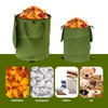 Reusable Lawn and Leaf Garden Bag, Collapsible/Pop Up Trash Can,