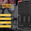 6 Pack 1/2" Crank Bolt Socket Set, 17MM, 19MM, 21MM,