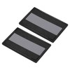 PATIKIL Reflective Patch 2x3", 2 Pcs Hook and Loop Fastener