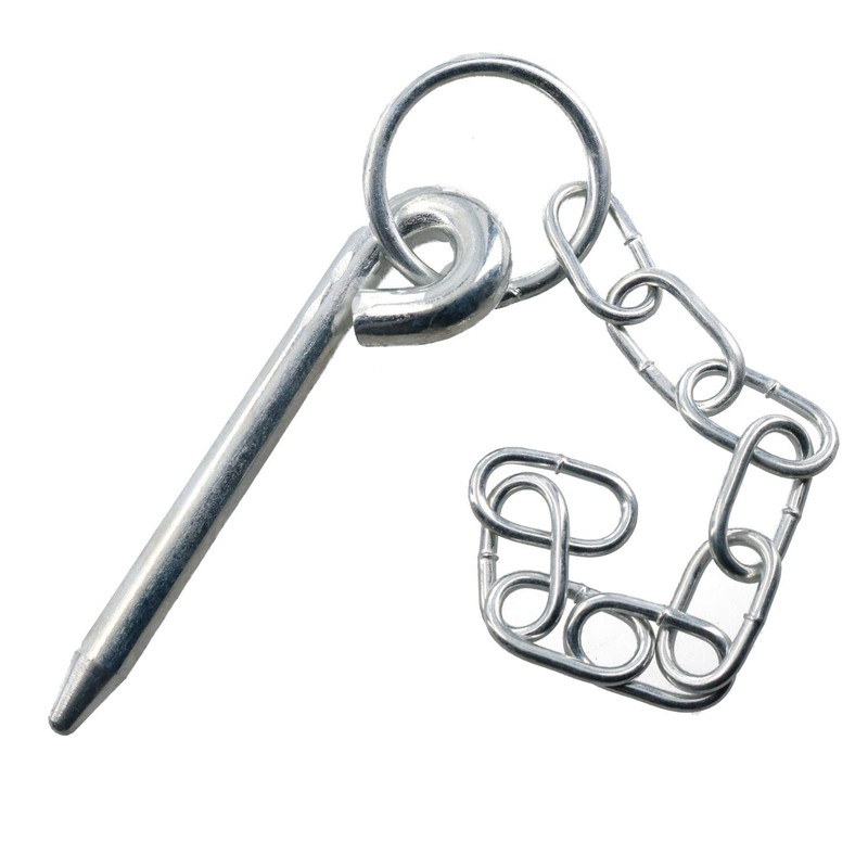 AB Tools 2pk Round Cotter Pin & Chain 10mm by