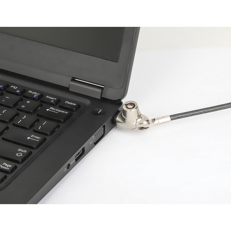 Manhattan 440509 Candado de Seguridad Nano para Laptop, Cable de