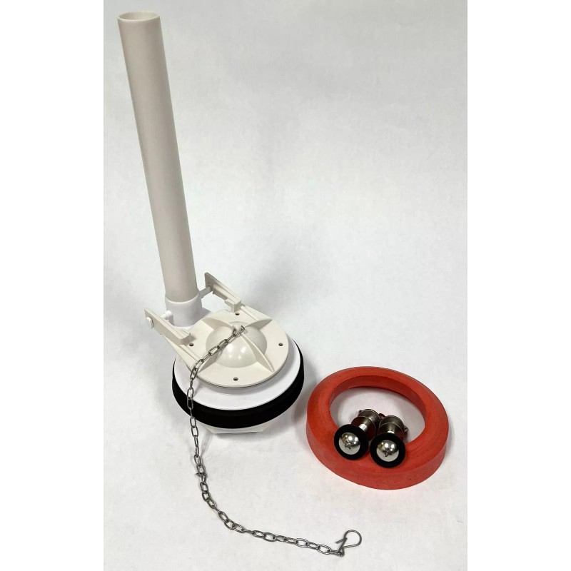 NUFLUSH Champion 4 Flapper Valve Assembly Replacement with Stainless Steel