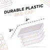 Prescott Plastics 2" Inch Square Plastic Plug Insert (20 Pack),