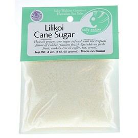 Salty Wahine Gourmet Hawaiian Sea Salts, Passionfruit Cane Sugar, 3.5 Oz Packet
