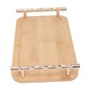 Bamboo Serving Tray with 2 Handle Eco Friendly Multipurpose Rectangular