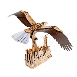 Wood Trick Liberty Eagle Wooden 3d Mechanical Model Kit Puzzle Toy DIY Gift
