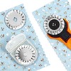 5 Pack 45mm Pinking Rotary Cutter Blades, Wavy Edge Replacement