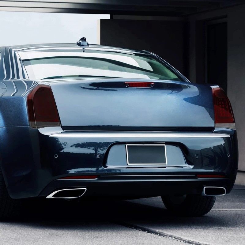 SHINEKA FOR CHRYSLER 300 2011-14 SMOKED TAILLIGHT LAMP PANEL GUARD