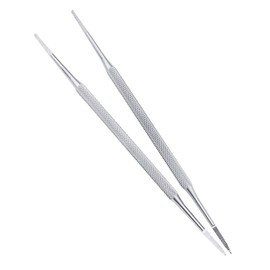 Beavorty Nail Sets Nail Cleaner Tool Nail Cuticle Pusher Stainless Steel Nail Pusher Spoon Cuticle Peeler Scraper Nail Cleaner Kit for Salon 3PCS Nail Dip Kits Nail Cleaner Tool