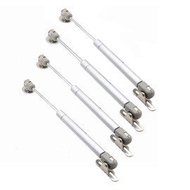 Set of 4 NUZAMAS Pneumatic Stay, Strut Lift Gas Stay Support, Kitchen Cabinet Door Handle Toy Box Tool Box Hinge 100N