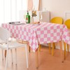 Ohocut Checkered Table Cloth Rectangle Table, Classic Checkerboard Tablecloth for
