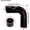 Haturmyko ID 2.5" to 3" 90 Degree Reducer Silicone Elbow