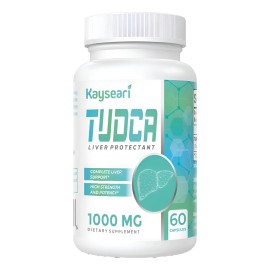 Tudca Suplemento De Sales Biliares 1000 Mg Kayseari 60 Caps Sin Sabor