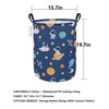 QUEENLALA Large Storage Basket,Laundry Hamper/Bathroom/Home Decor/Collapsible Round Storage Bin,Boys and