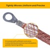 Universal Braided Ground Straps, 6PCS Engine Ground Strap Wire Rings
