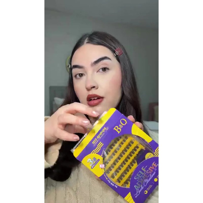 Extensiones De Pestañas Autoadhesivas Velvet B&Q pestañas bq Kit Larga