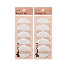 gloworks 파우더 쿠션 퍼프 (5매입) x 2 pack gloworks Powder Cushion Puff (5 pieces) x 2 pack