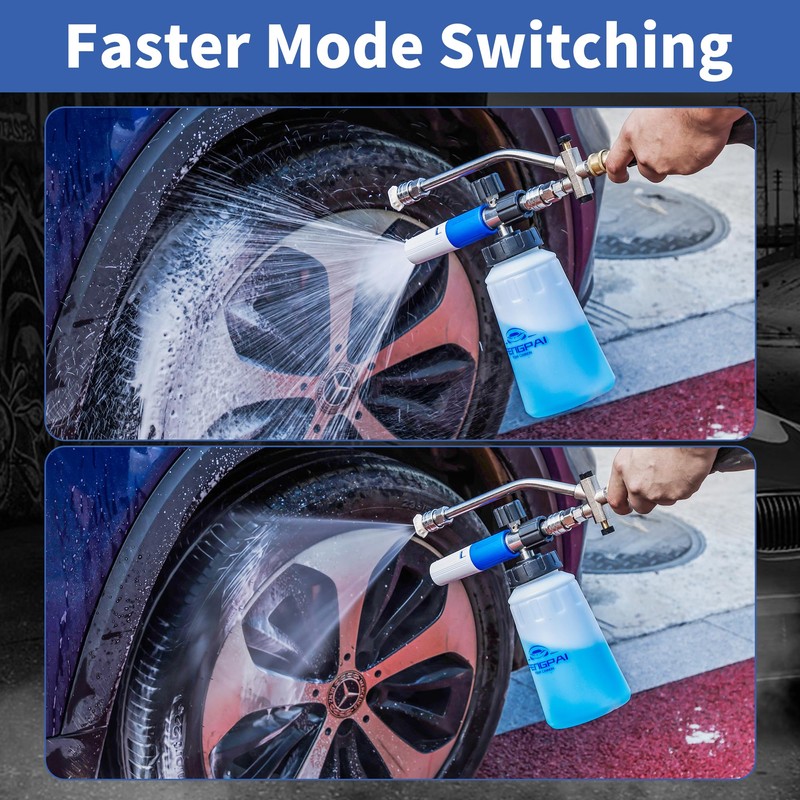 FENG PAI Foam Cannon for Pressure Washer with Dual Connector