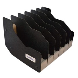 BenchMaster Pistol Rack, Handgun Safe Storage, Holds 6 Pistols, Secure Gun Holder Organizer, Kydex and High-Density Foam, No Metal, Lightweight, Sturdy, No Flex, Made in USA (6 Guns, Horizontal)