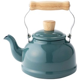Fuji Enamel Kettle IH Compatible Cotton 1.6L Smoke Blue CTN-1.6K.SB