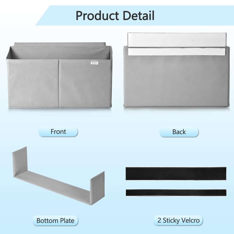 BYXEPA Desk Storage Bag, Table Storage Organizer For Computer, Gaming